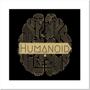 Humanoid AI Halloween Costume Posters and Art